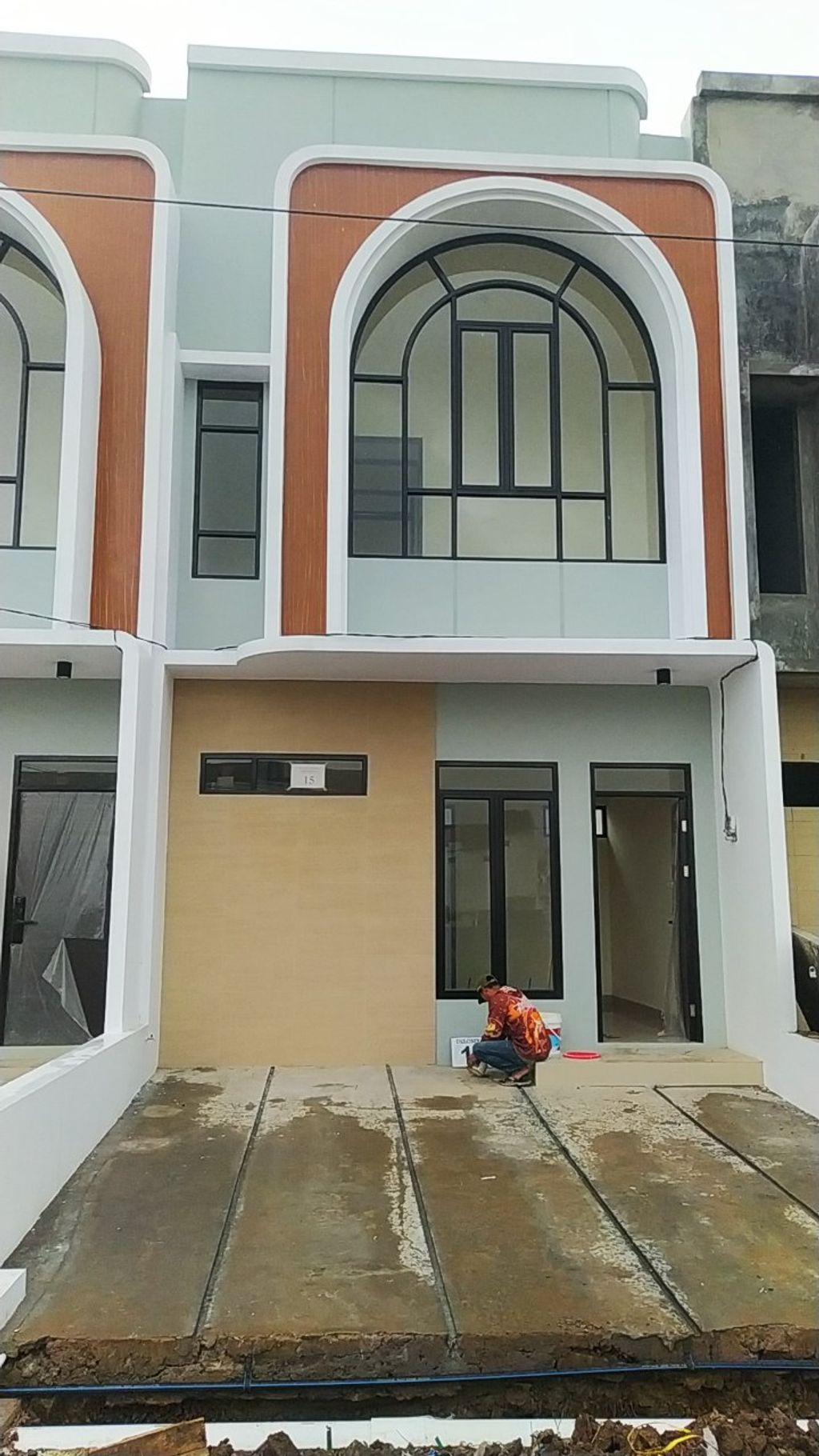 foto tampak rumah tipe 50 Compact 3 Kamar HC (556) perumahan G-Land Ciwastra Park 2
