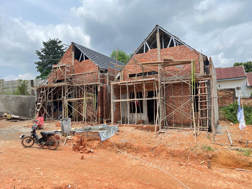 foto tampak rumah tipe 36 RSH 2025 perumahan ANAGATA RESIDENCE