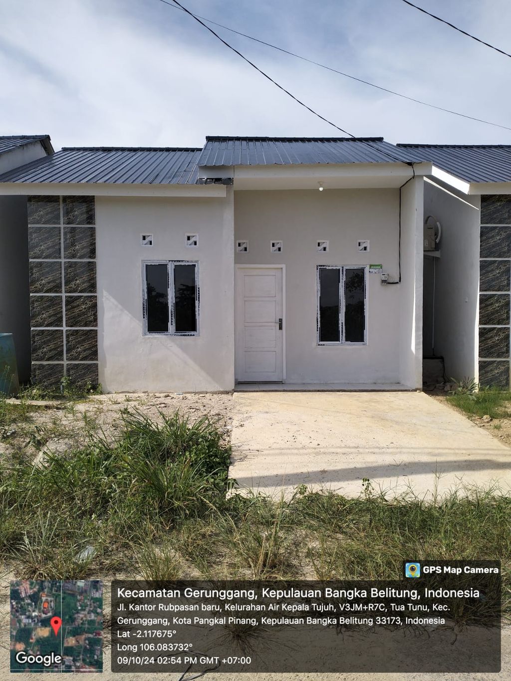 foto tampak rumah tipe 36 perumahan Azzahra Residence IV