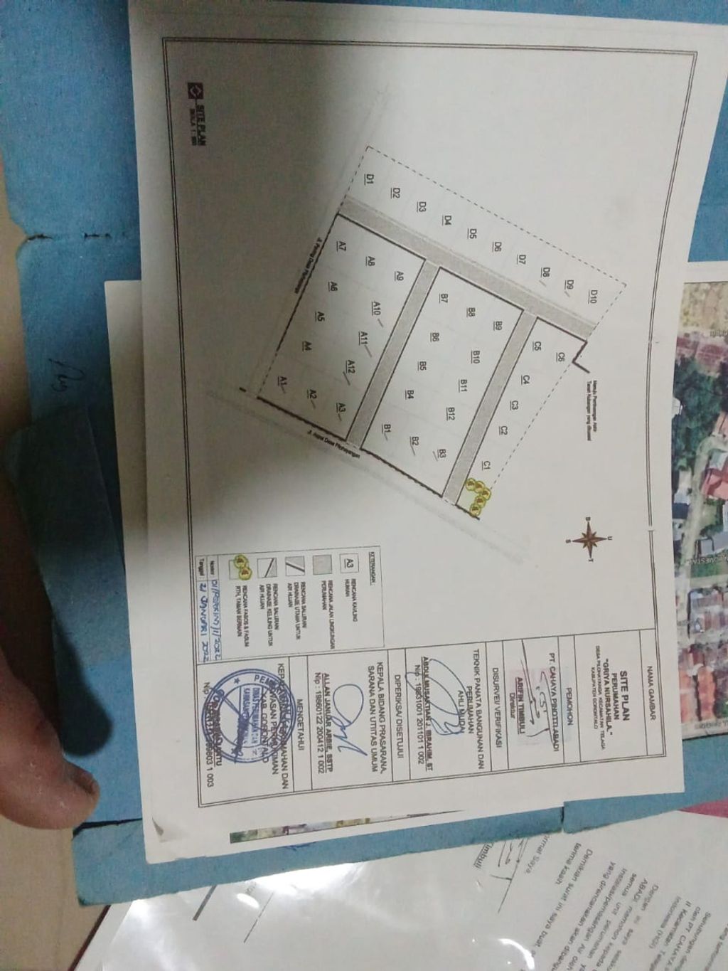 foto denah rumah tipe 36 perumahan Perumahan Griya Nursahila