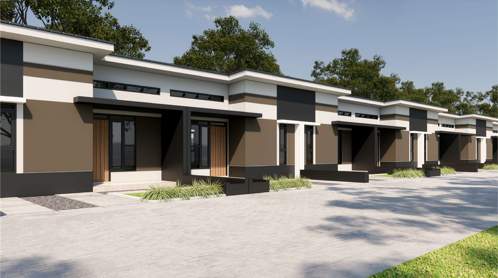 foto tampak rumah tipe MINIMALIS perumahan PURI AMIKA 2