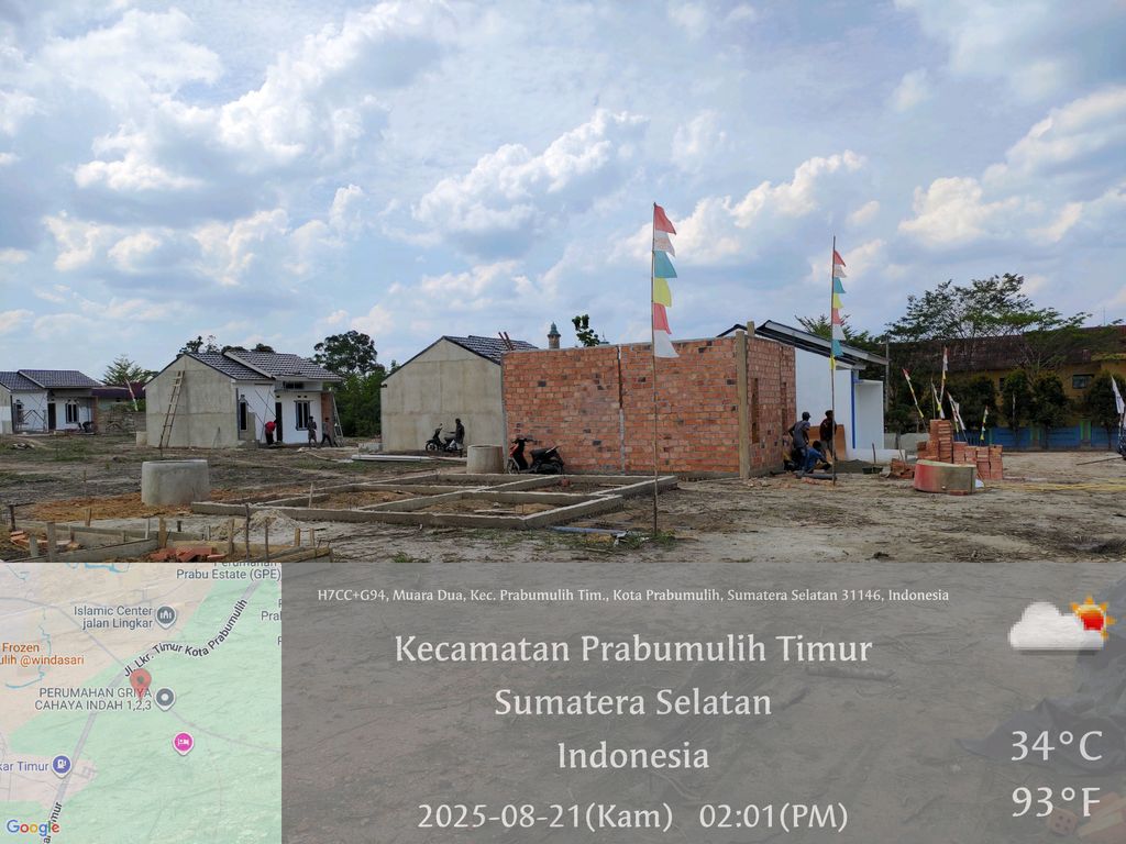 foto posisi tengah perumahan MANGGALA REGENCY