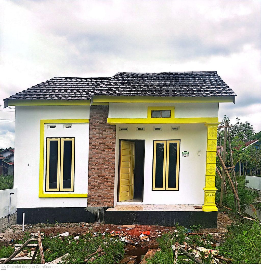 foto tampak rumah tipe 36 perumahan BINA ASRI III