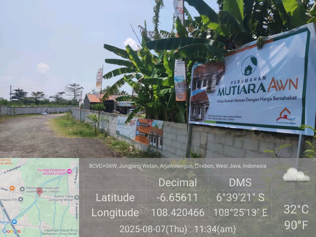 foto gerbang perumahan Mutiara AWN