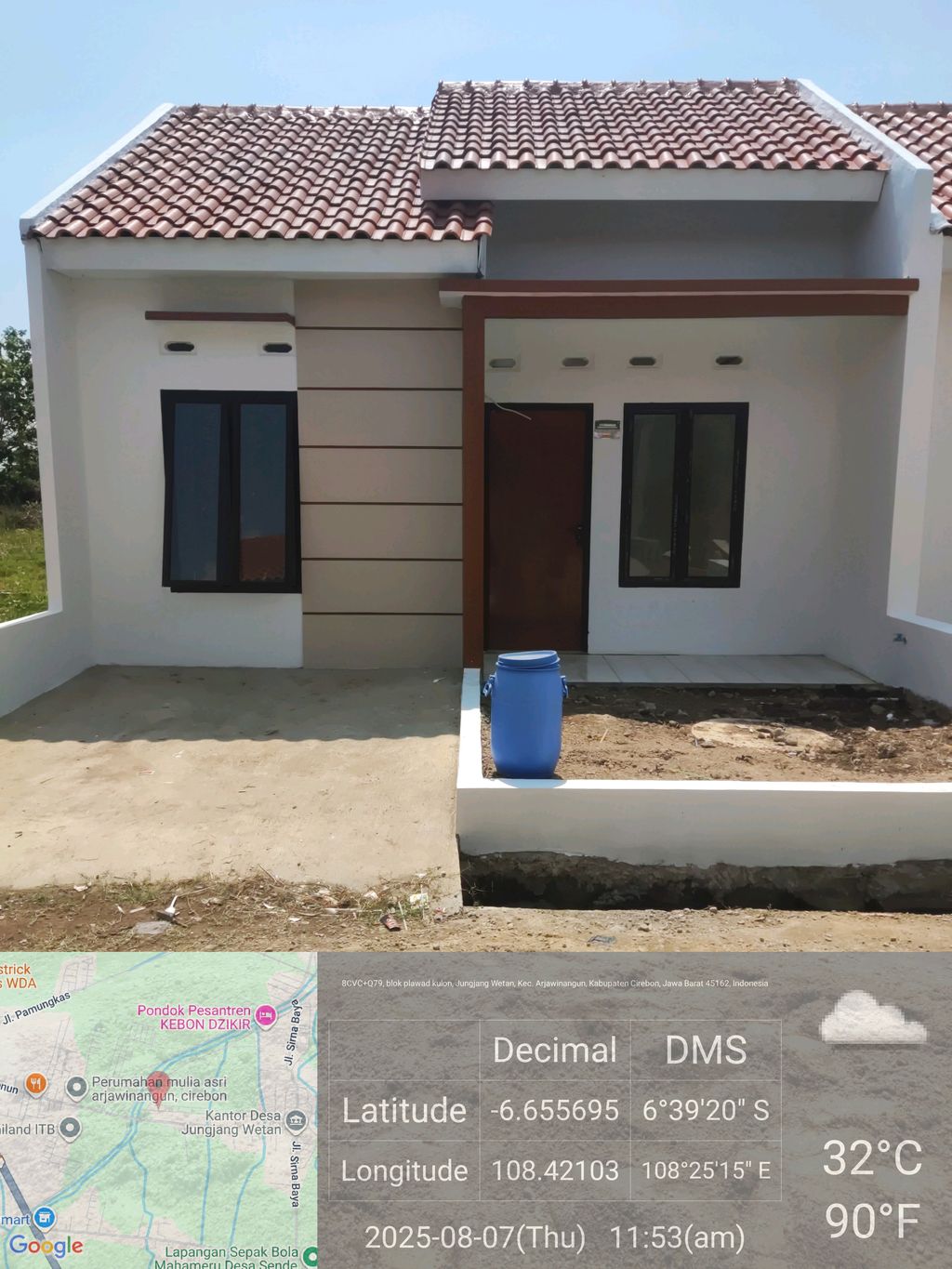 foto contoh rumah perumahan Mutiara AWN