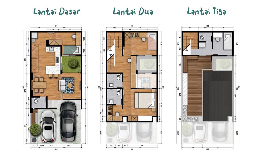 foto denah rumah tipe SAVA 109/90 perumahan Asterloka Savanya