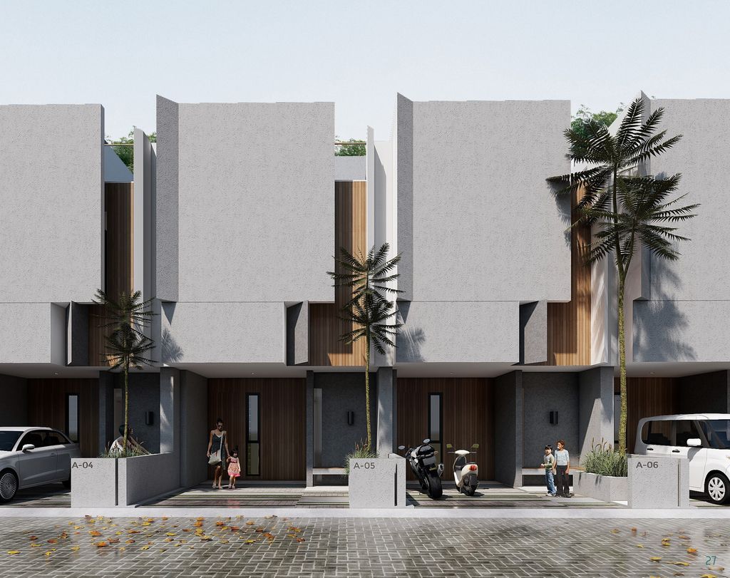 foto tampak rumah tipe VANYA 81/65 perumahan Asterloka Savanya