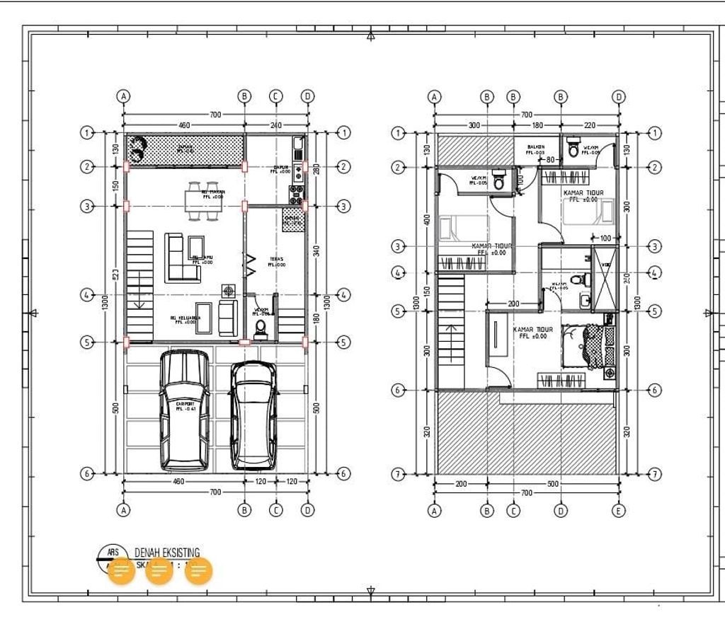 foto denah rumah tipe 80 perumahan THE AL FATH 3