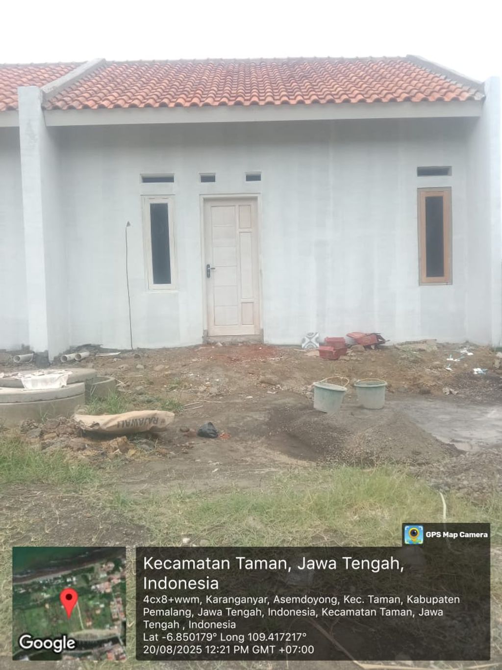 foto posisi tengah perumahan Muara Indah Residence