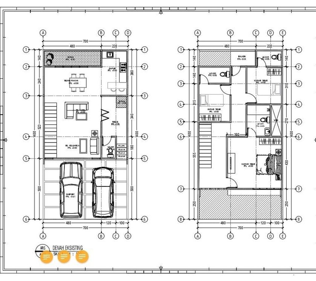 foto denah rumah tipe 125 perumahan THE AL FATH 3
