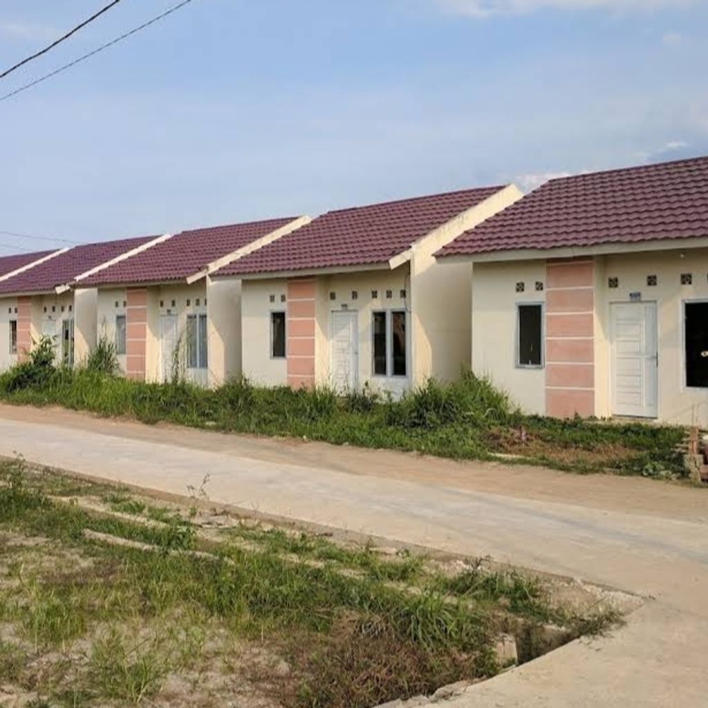 foto posisi tengah perumahan SWADAYA PERMAI TALANG INDAH.