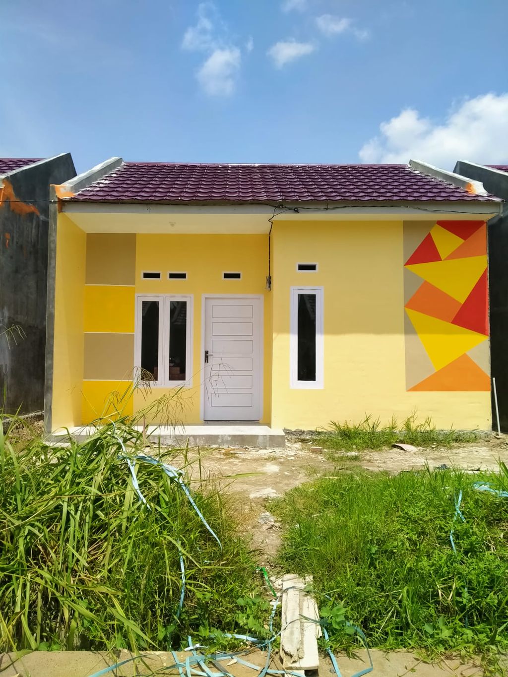 foto tampak rumah tipe 36 perumahan VILLA CENDANA ASRI