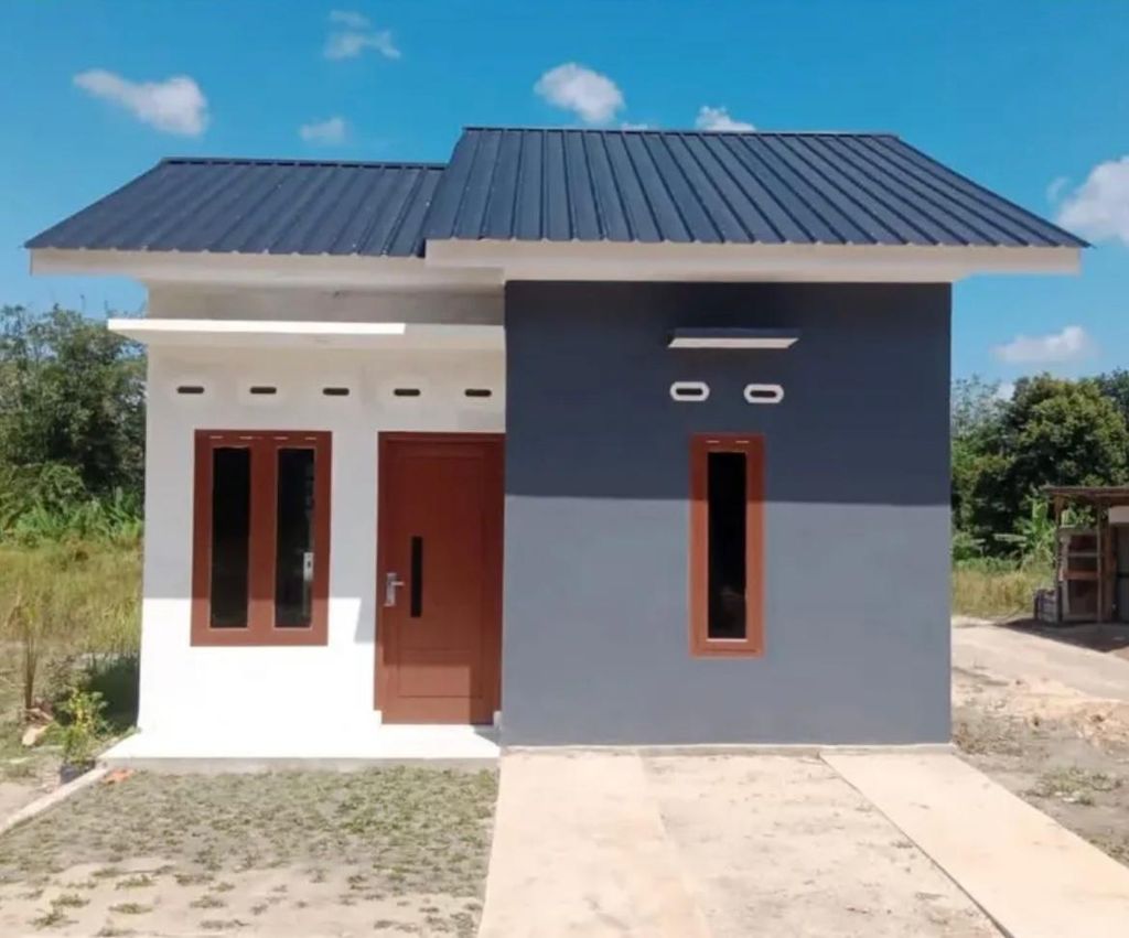 foto tampak rumah tipe 36 perumahan MUALIM JAYA ASRI 2