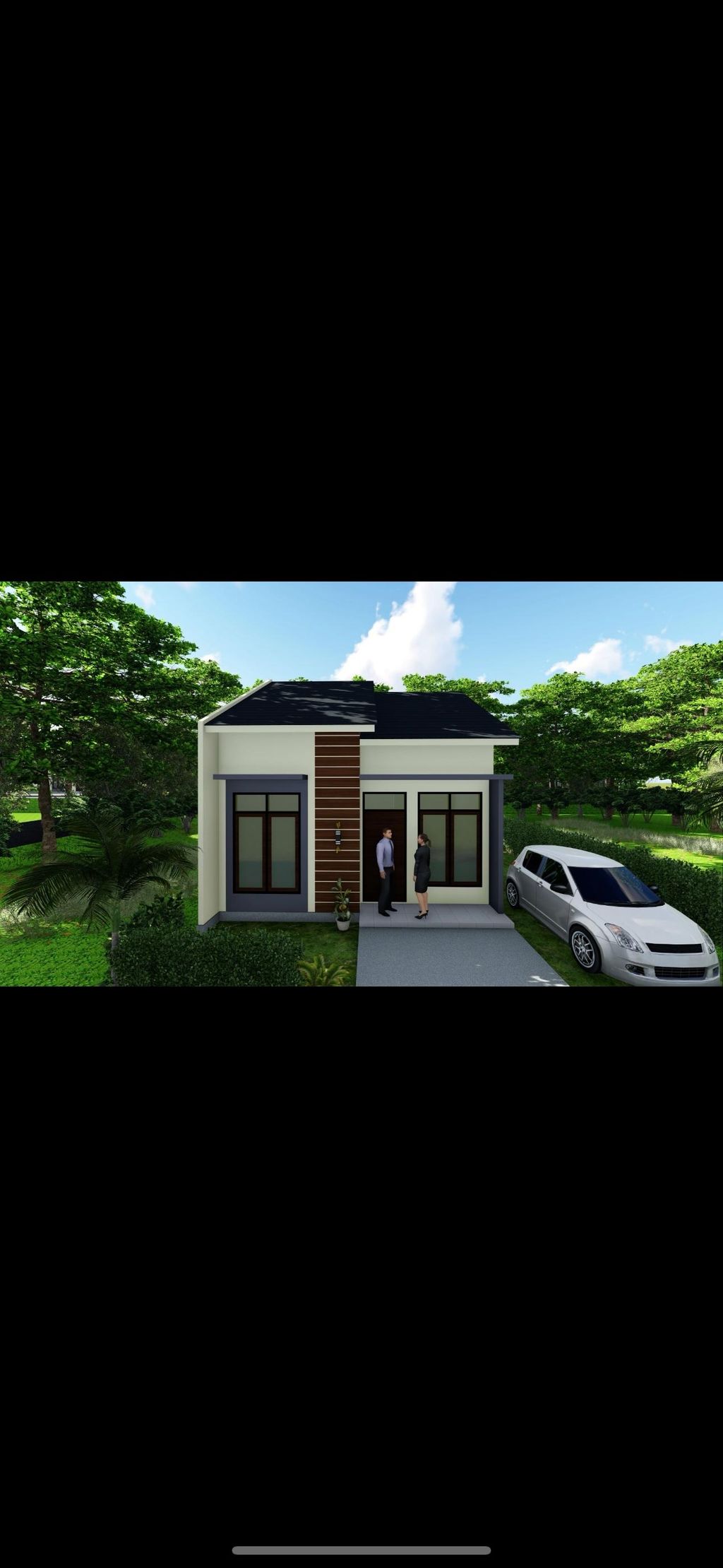 foto tampak rumah tipe Bukit Suteja Residence perumahan BUKIT SUTEJA RESIDENCE