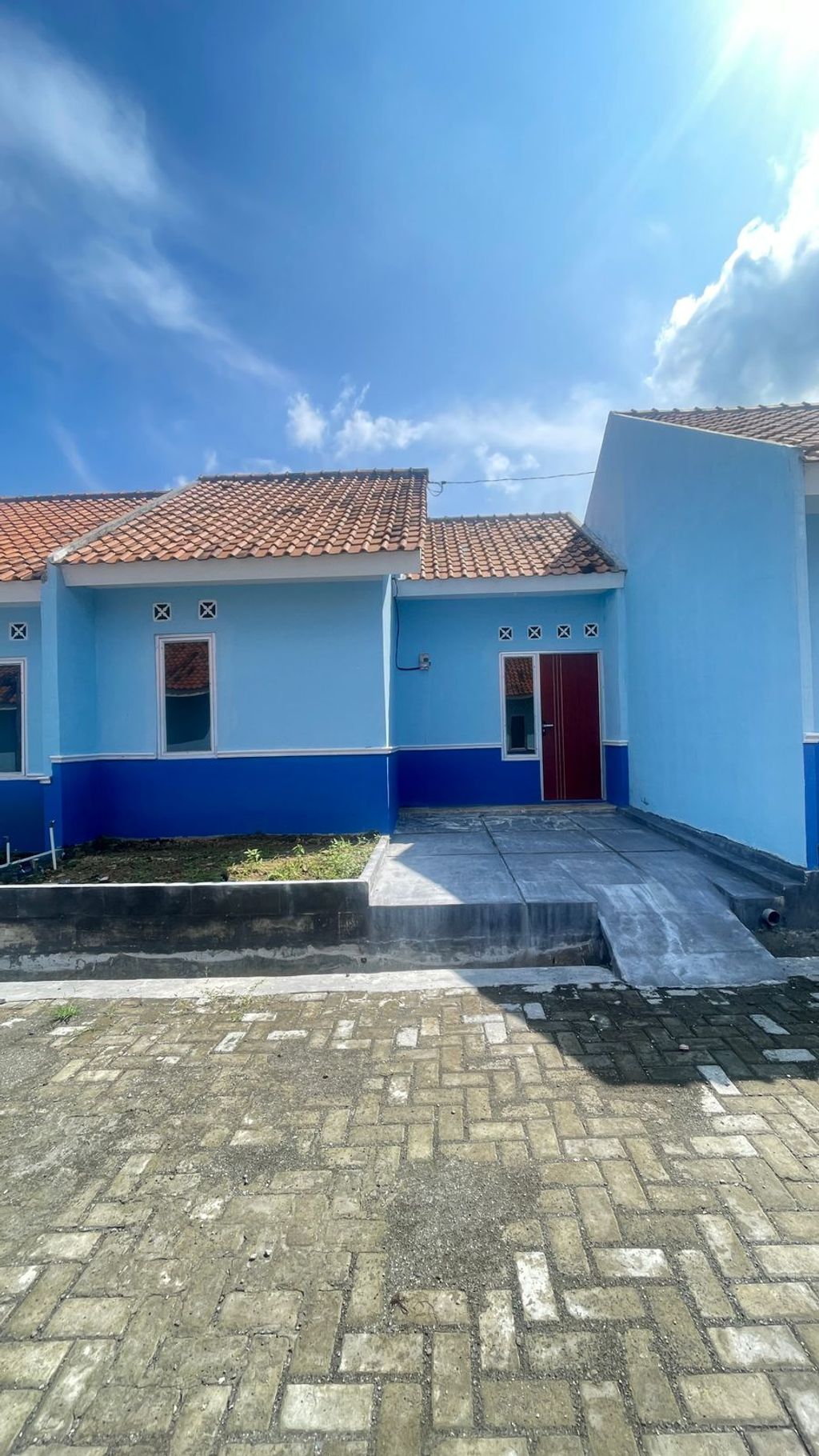 foto tampak rumah tipe blok E NO 86 perumahan GRAND MAHKOTA SULTAN 4