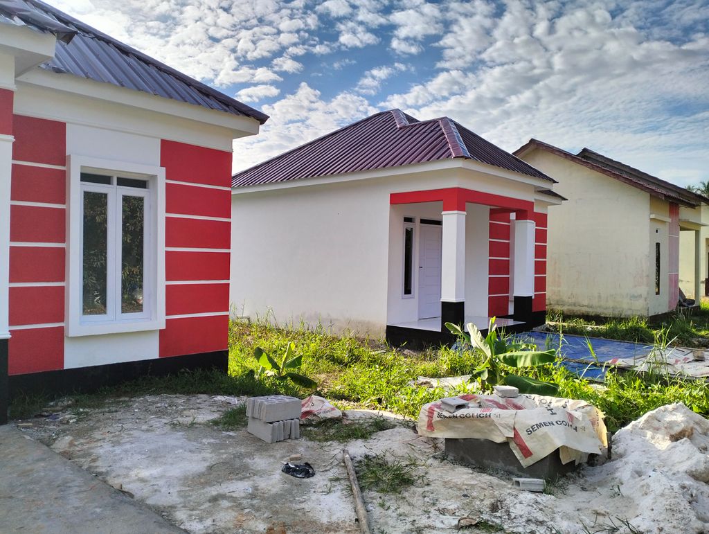 foto posisi tengah perumahan JIWA PROPERTI MEMPAWAH