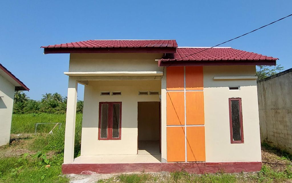 foto tampak rumah tipe 36 perumahan JIWA PROPERTI MEMPAWAH