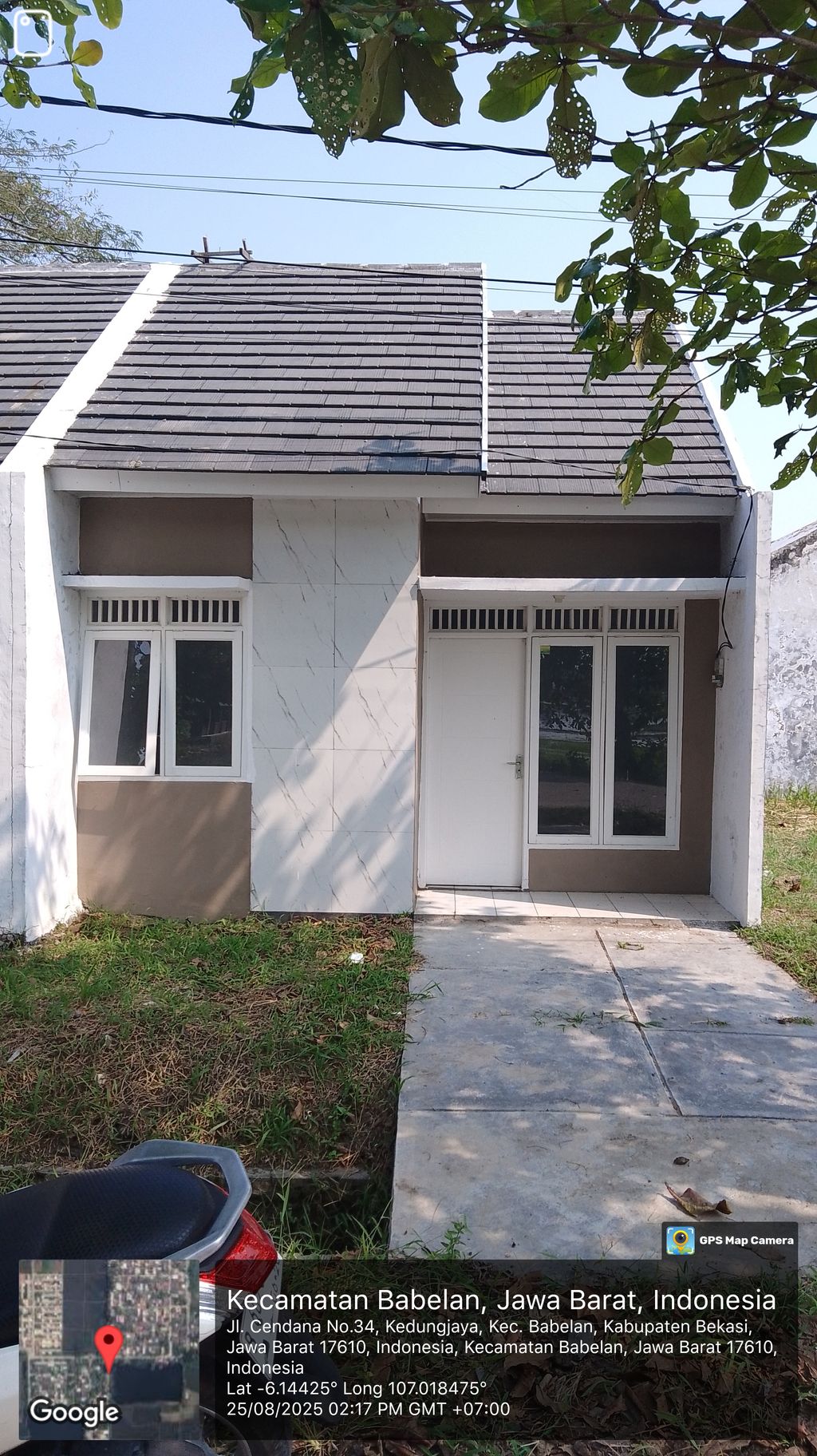 foto tampak rumah tipe 29/84 (257.000.000) perumahan Villa Gading Harapan 3