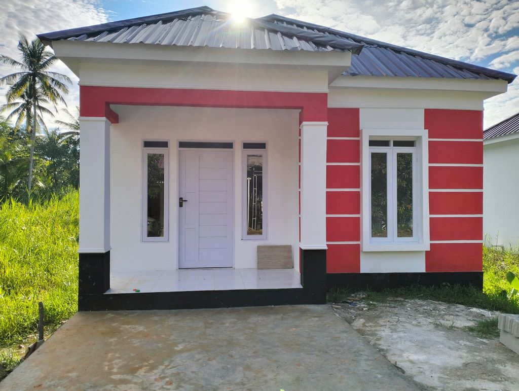 foto tampak rumah tipe 36 New perumahan JIWA PROPERTI MEMPAWAH