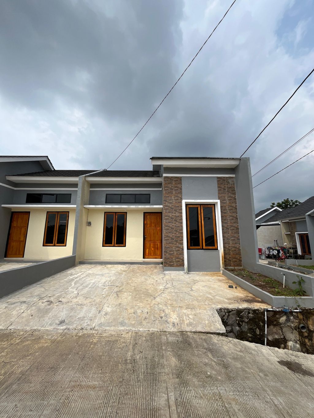 foto tampak rumah tipe 40/92 perumahan BERLIAN VILLAGE
