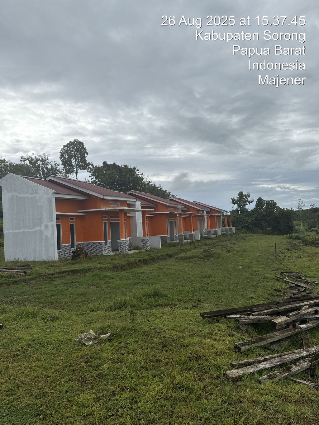 foto posisi tengah perumahan Griya Raya Barungu 2