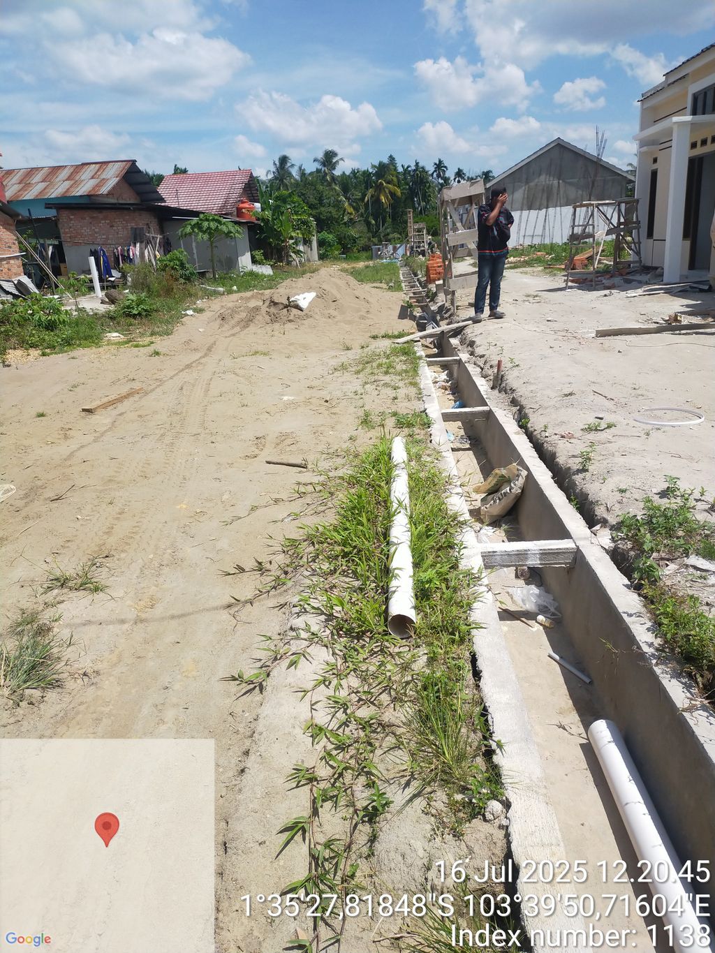 foto gerbang perumahan De'Green Poedak