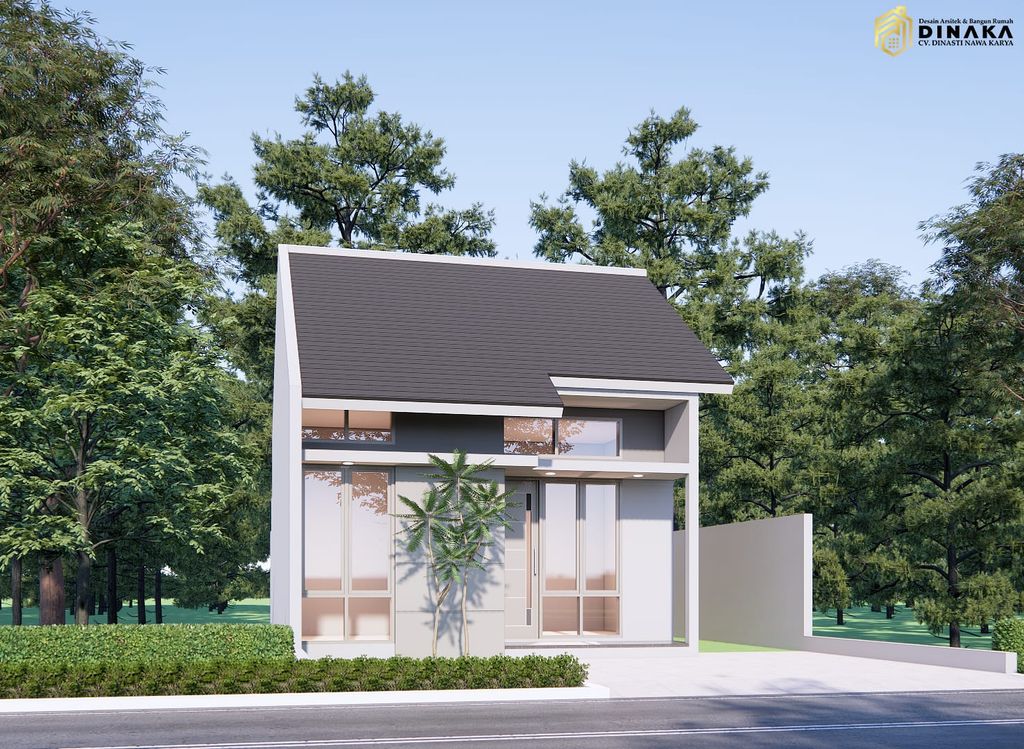 foto tampak rumah tipe Merak 36 perumahan Radjawali GreenView