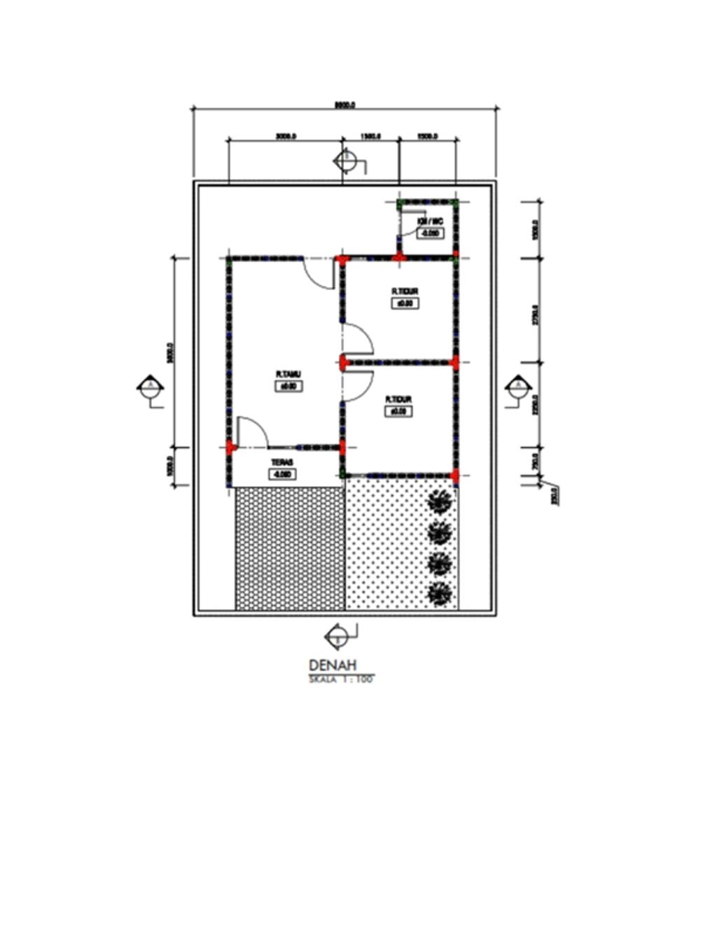 foto denah rumah tipe Sulthan perumahan SULTHAN RESIDENCE 3