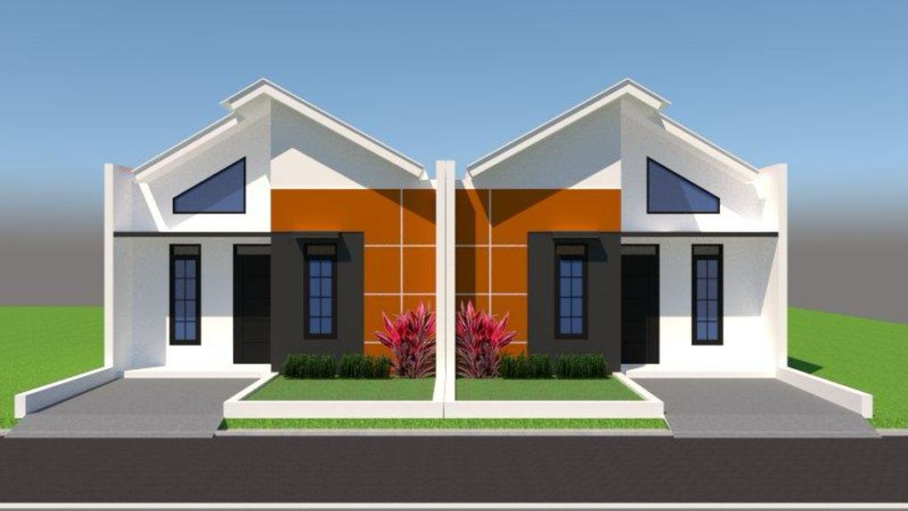 foto tampak rumah tipe 30/60 perumahan BUMI PESONA NIRWANA