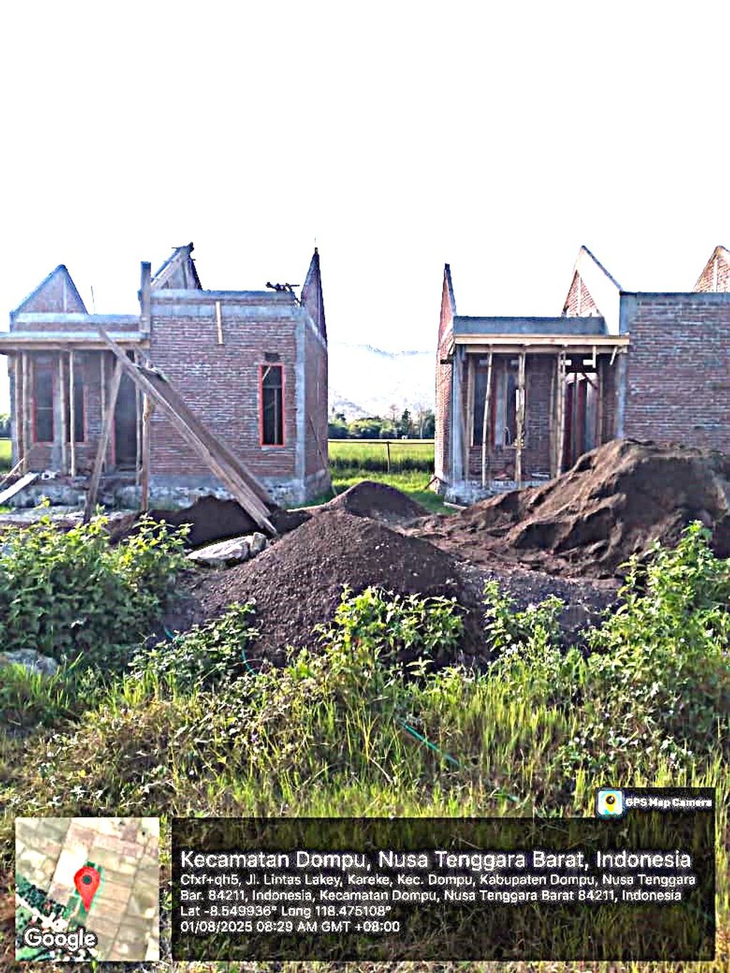 foto tampak rumah tipe 36 perumahan Puri Asri Residence