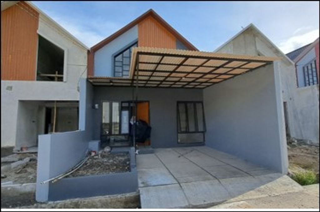 foto tampak rumah tipe 60/72 perumahan CLUSTER BUKIT FORESTA CISEENG