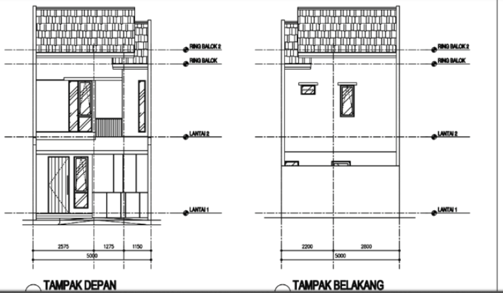 foto tampak rumah tipe Cinnamon perumahan PURI JAYA 22