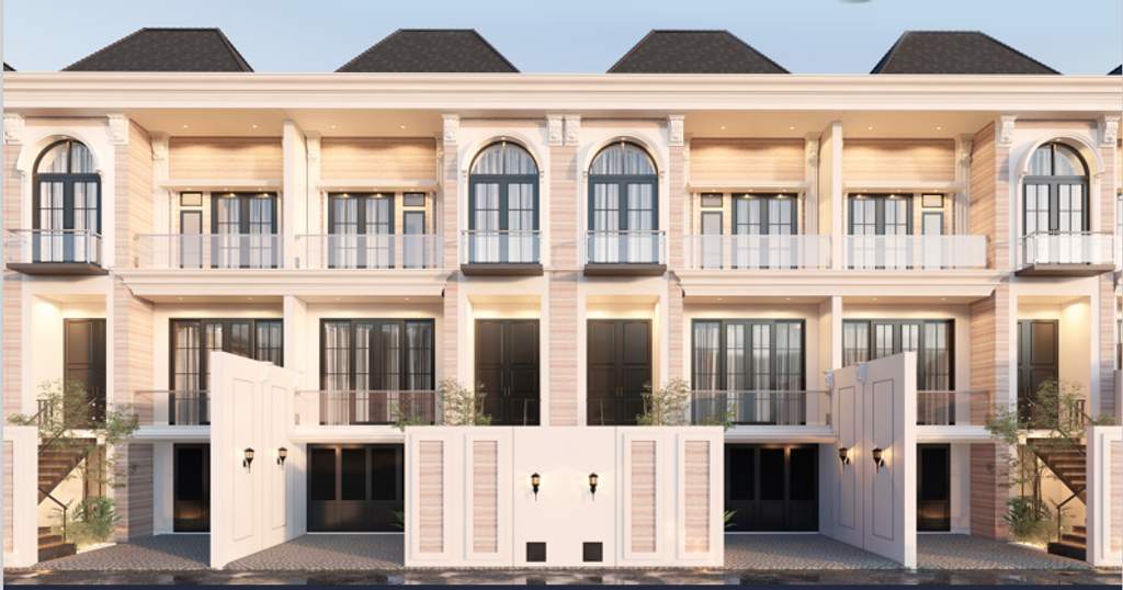 foto tampak rumah tipe B.3b perumahan SOMERSET RESIDENCE