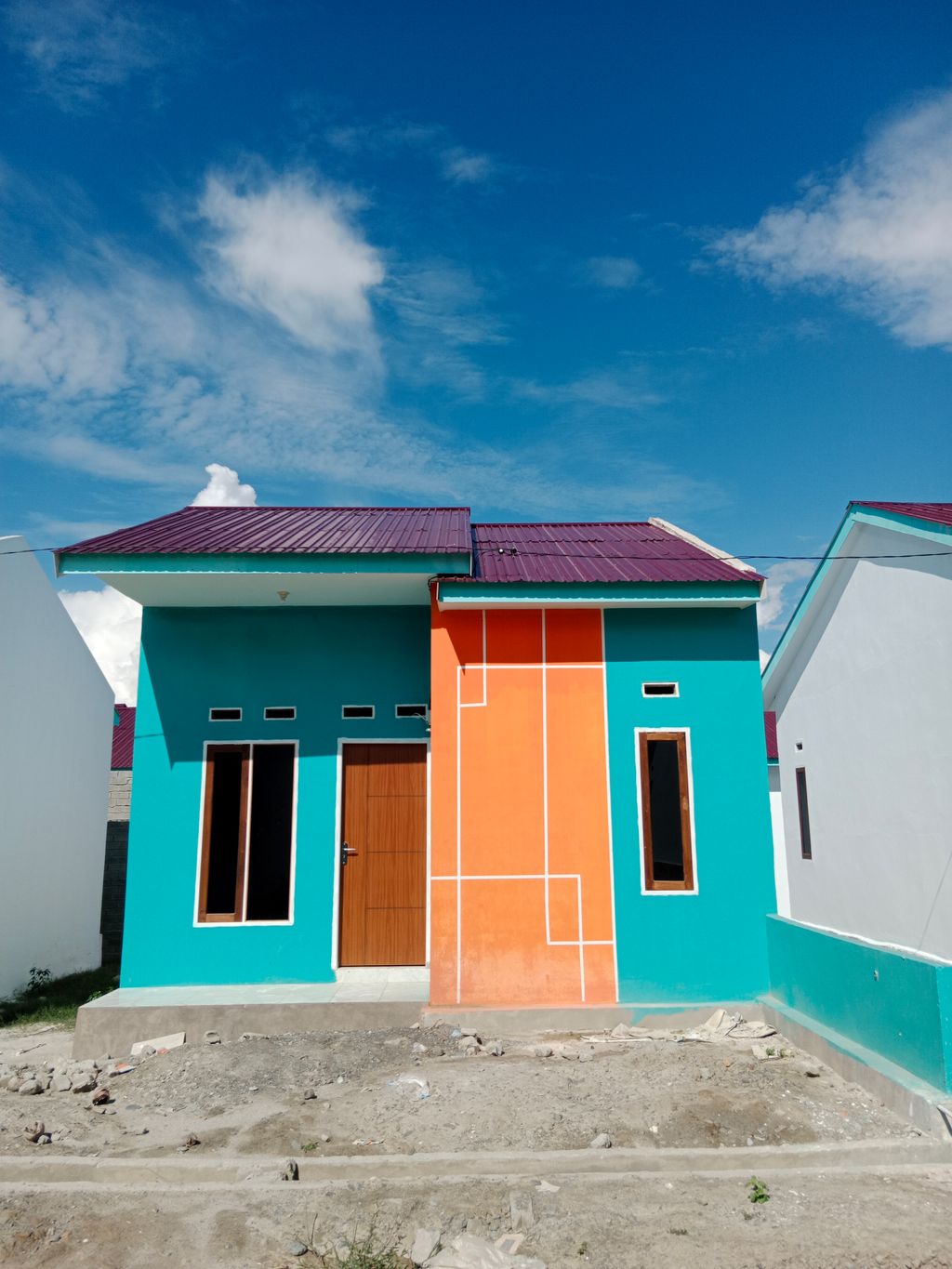 foto tampak rumah tipe 36/96 perumahan BUKIT BALIASE INDAH 5 TAHAP 3