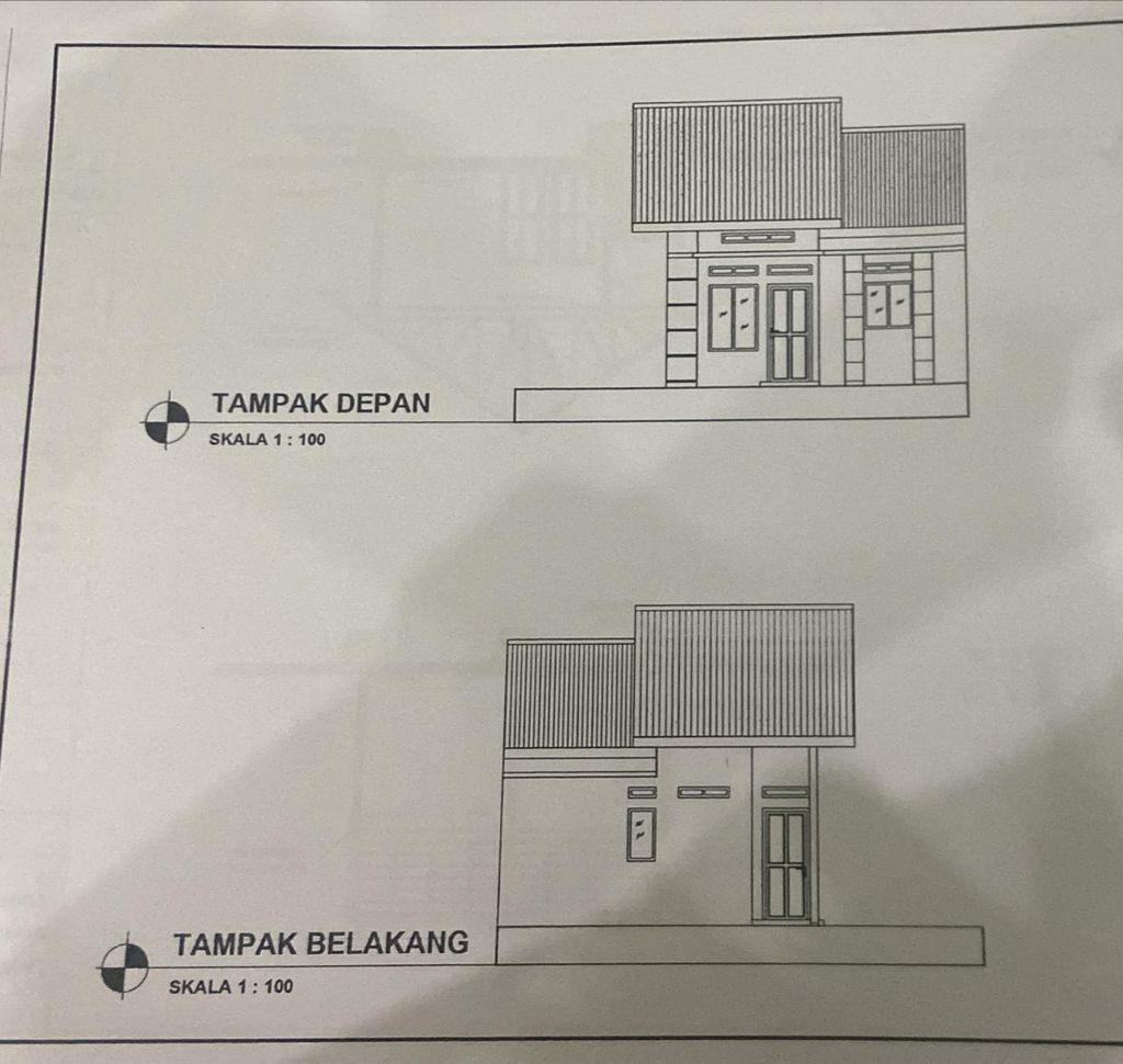 foto tampak rumah tipe 36 perumahan CHERRY LAND 6