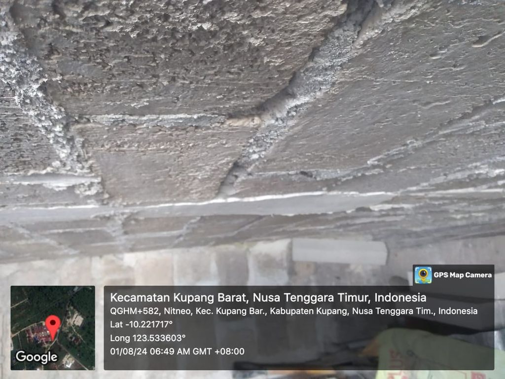 foto denah rumah tipe II perumahan FLOSINDO BTN BAK BIRU 2