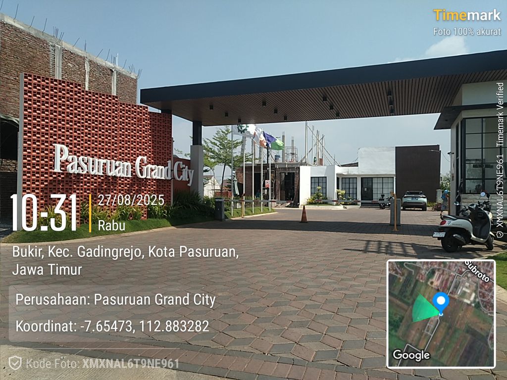 foto gerbang perumahan MUTIARA GARDEN