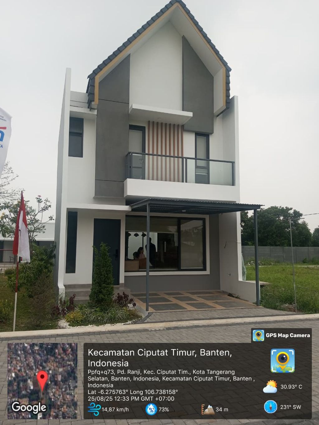 foto contoh rumah perumahan CHERRYWOODS BINTARO