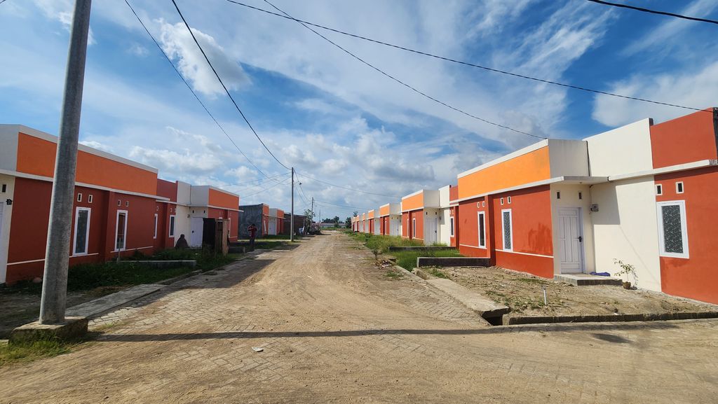 foto posisi tengah perumahan BATARIA LAND II TAHAP 3