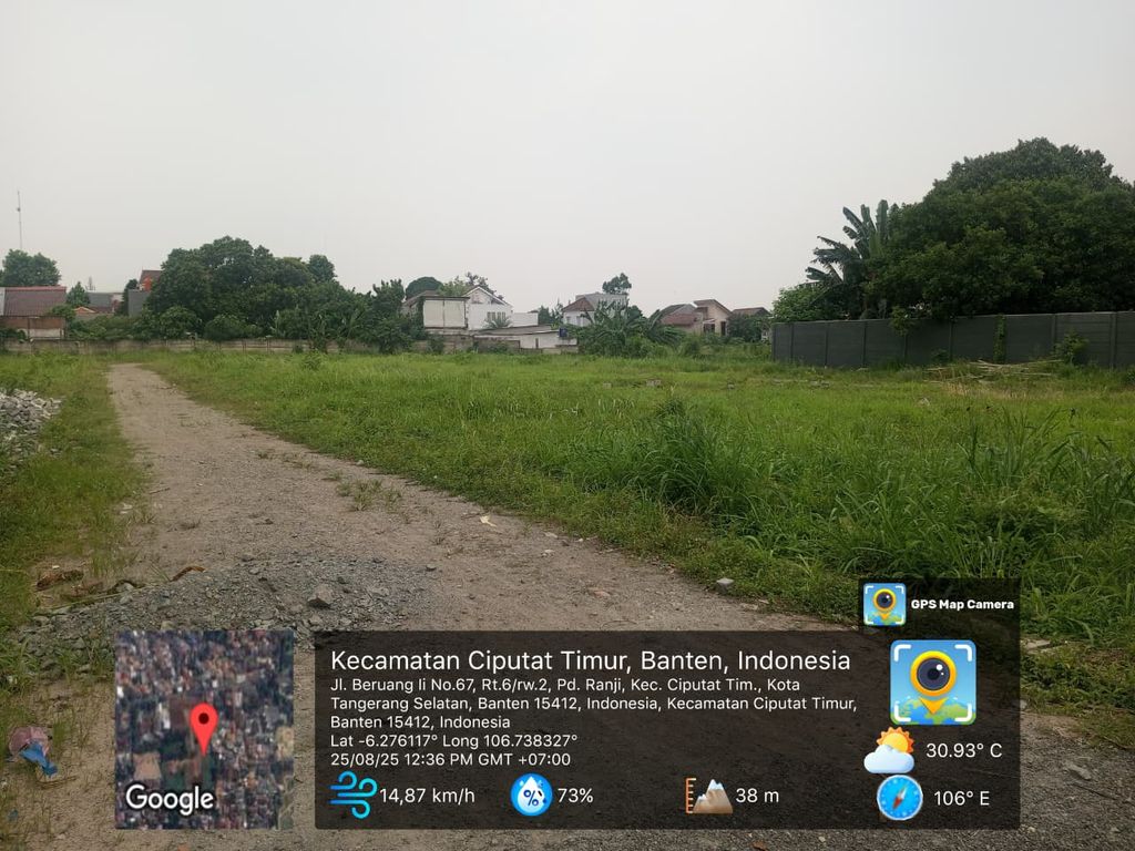 foto posisi tengah perumahan CHERRYWOODS BINTARO