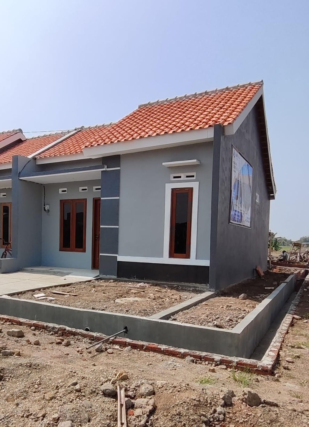 foto tampak rumah tipe 30/60 perumahan Perum Arfasya 3 Kendal