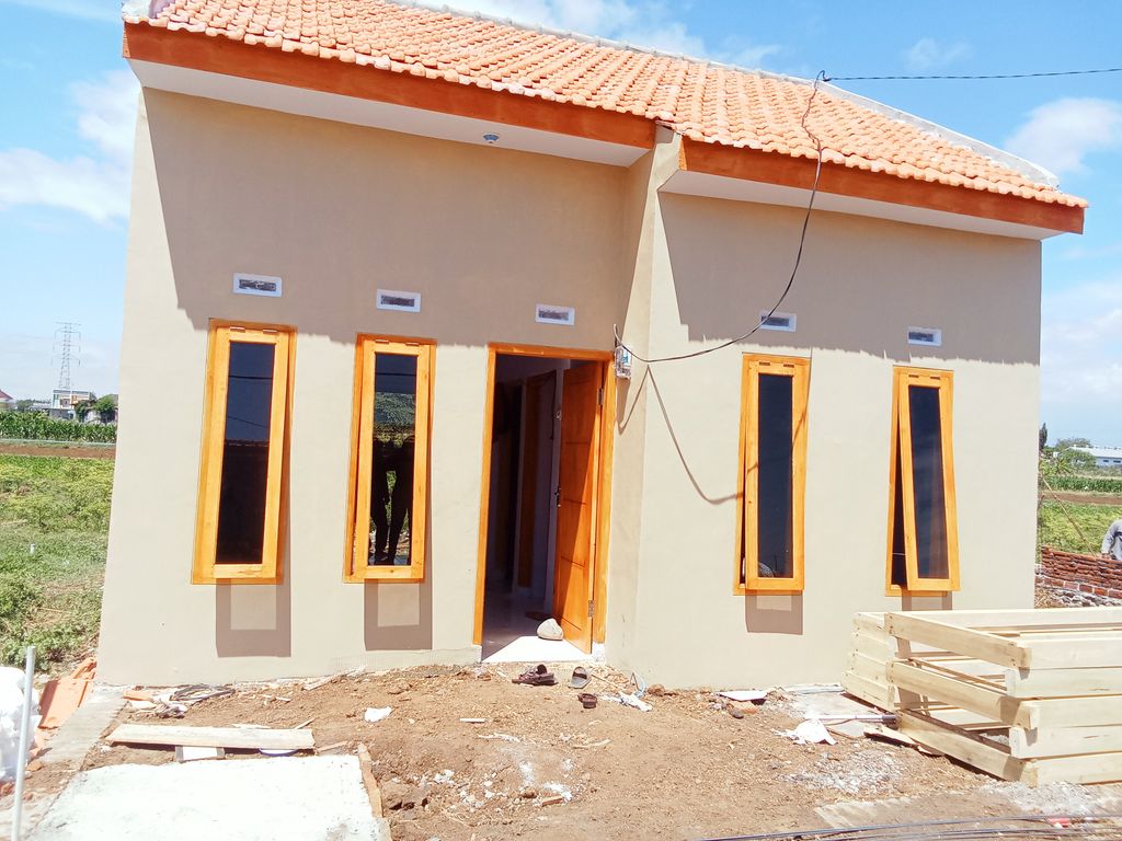 foto tampak rumah tipe SUBSIDI 36 perumahan Green Madani 3