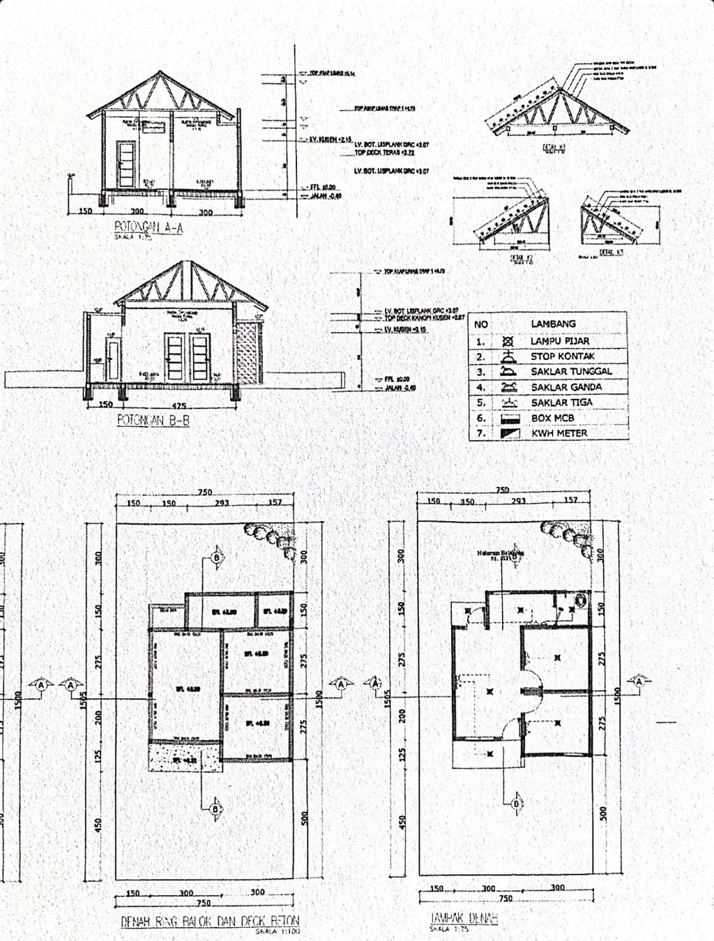 foto denah rumah tipe AULIA ARTHA GRAHA III perumahan AULIA ARTHA GRAHA III