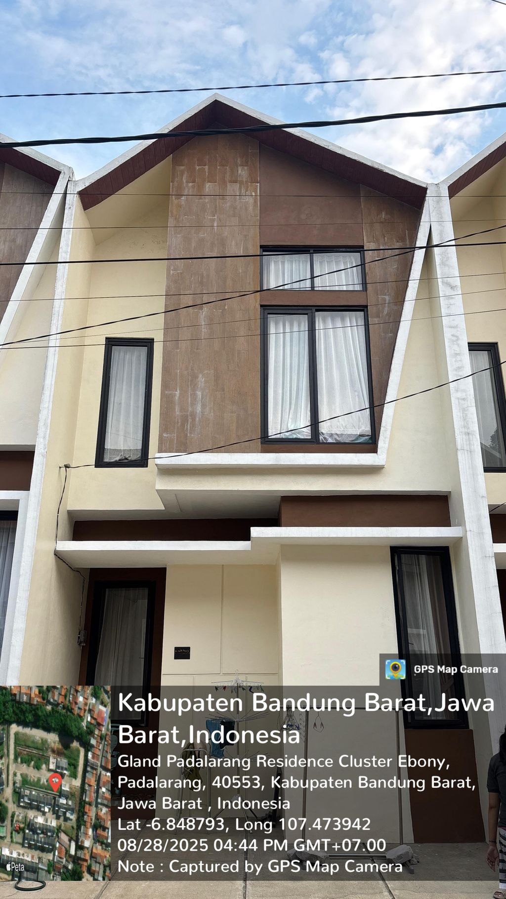 foto tampak rumah tipe 54 Compact Classic CL (485) perumahan G-Land Padalarang Residence 3