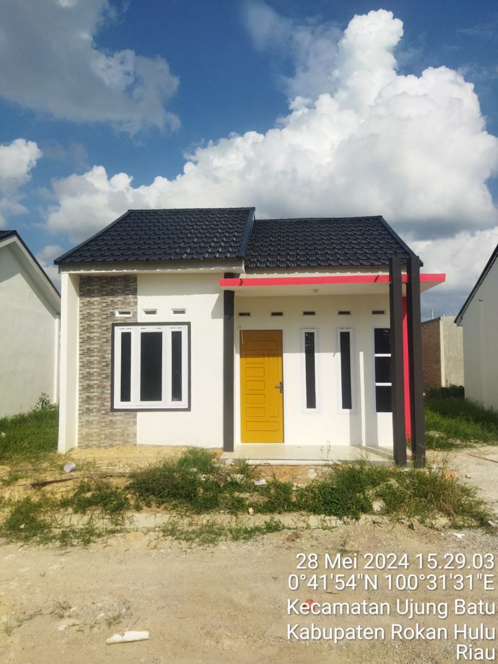 foto tampak rumah tipe 36 (SUBSIDI) perumahan PERUMAHAN ANAK RANTAU RESIDENCE V