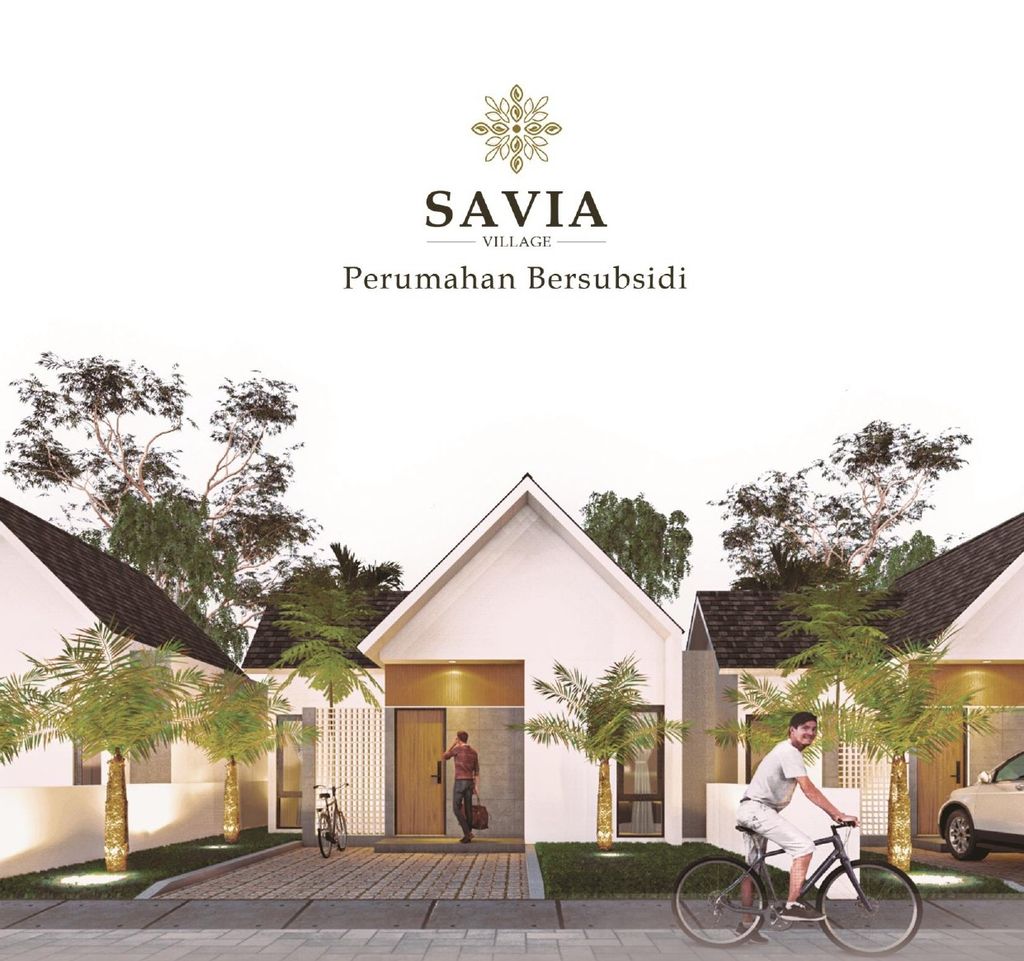 foto tampak rumah tipe Savia Village perumahan SAVIA VILLAGE