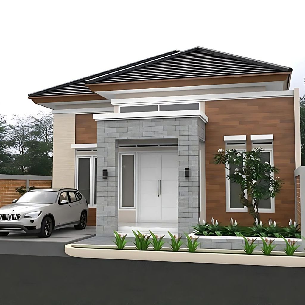 foto tampak rumah tipe 70 perumahan PERUMAHAN TULIP RIVERSIDE