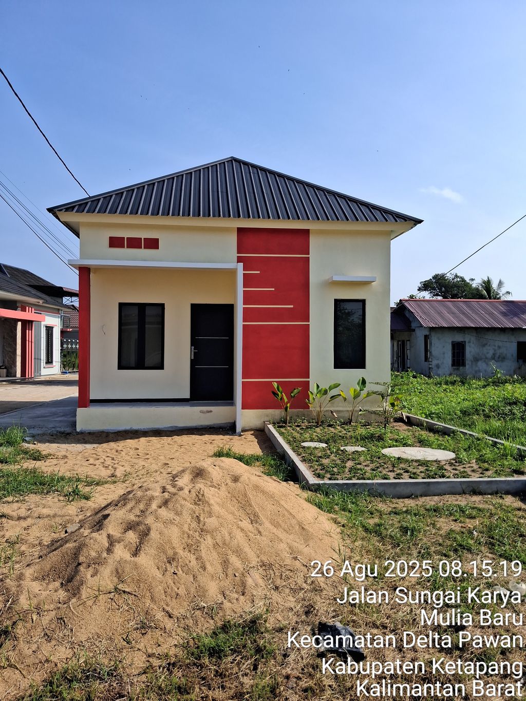 foto tampak rumah tipe 36 perumahan ALIZA KARYA