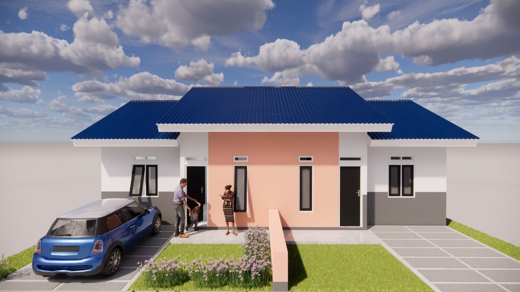foto tampak rumah tipe Rumah Subsidi 2025 perumahan Perumahan Cenrana Residence