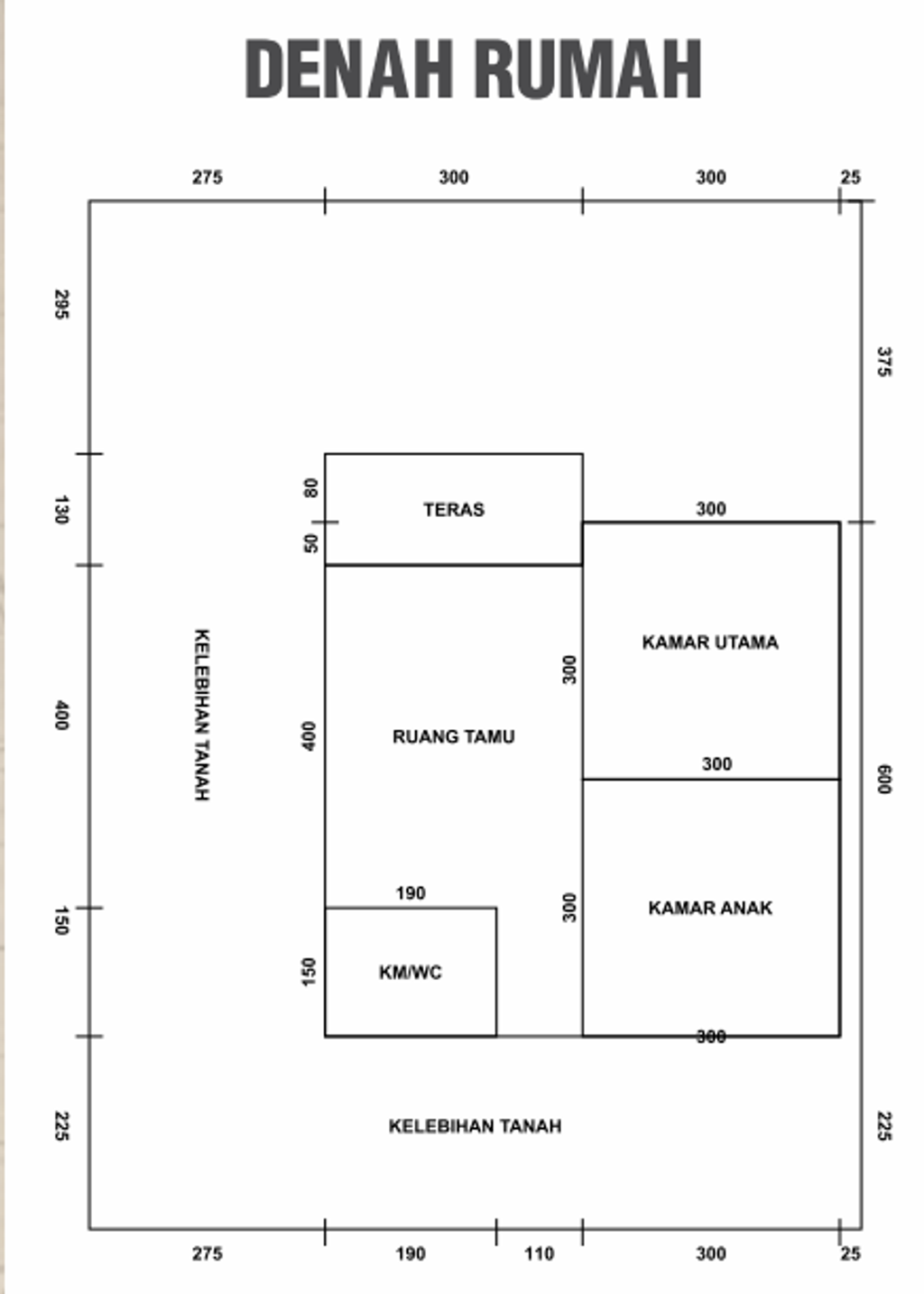 foto denah rumah tipe ADELLA perumahan PERUMAHAN ADELLA RESIDENCE